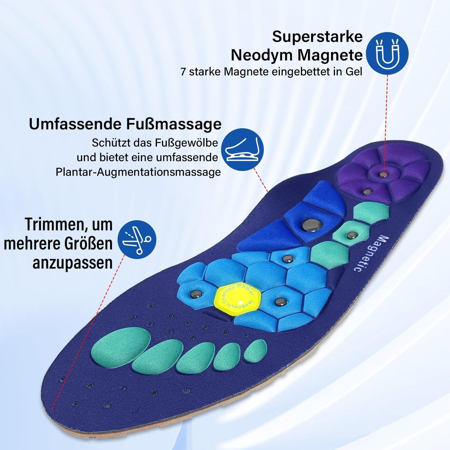 Plant Care Magnetic Therapy insoles