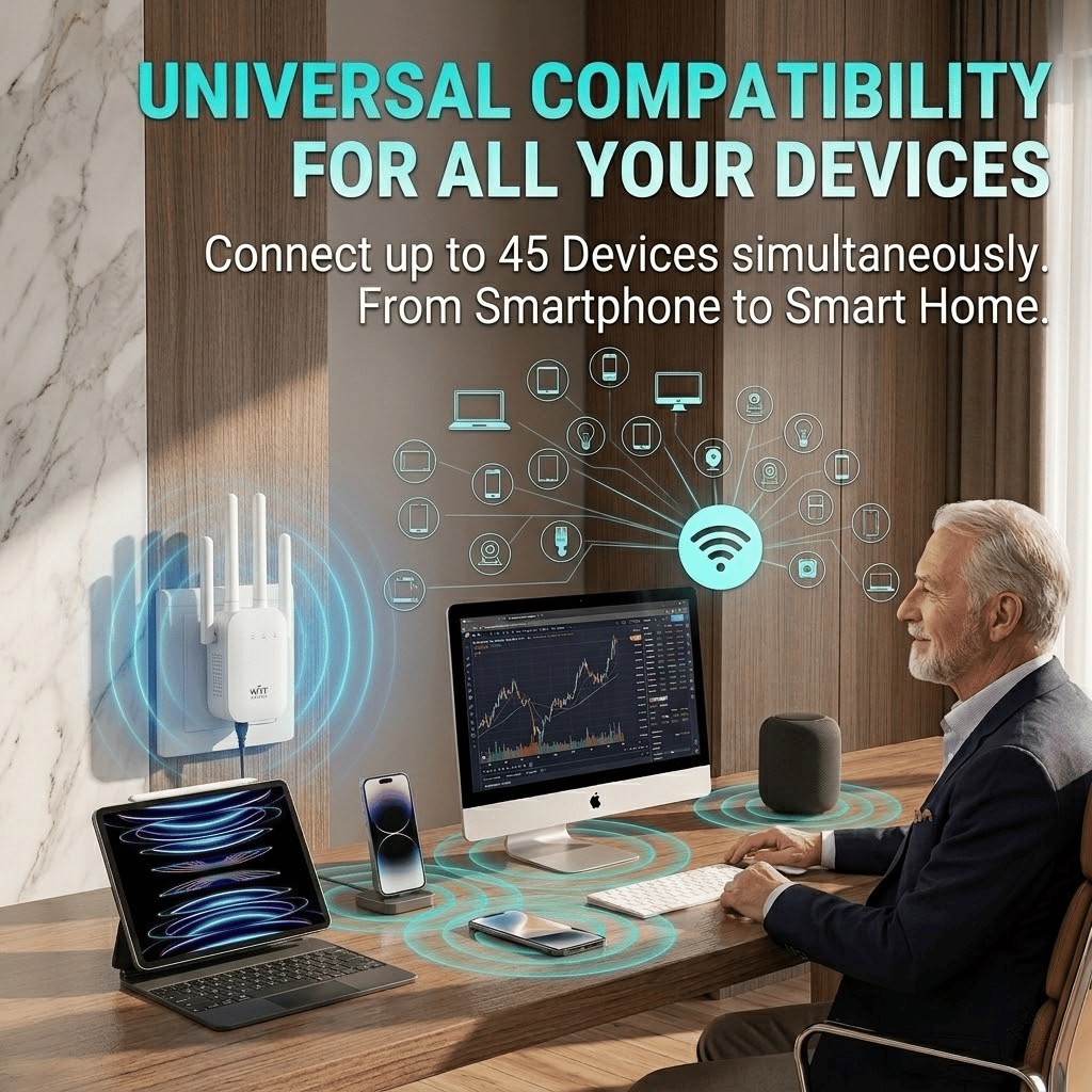 📶The Velocity Prime: 1200Mbps Ultra-Speed WiFi Repeater💡 No Monthly Fees. No Contracts. No Hassle.