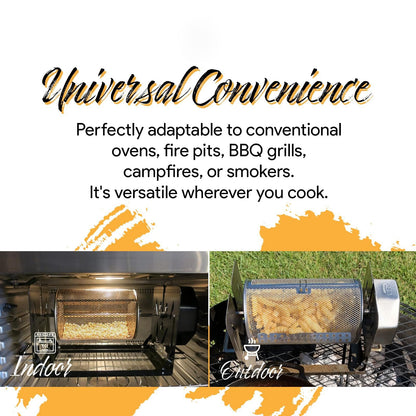 ✨ Warehouse Clearance🏆 10,000 Sold This Month🎁Ultimate Rotisserie Grilling Bundle | Versatile, Eco-Friendly Outdoor & Kitchen Cooking