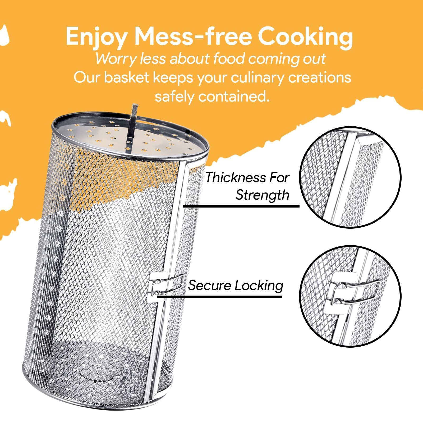 Durable stainless steel construction