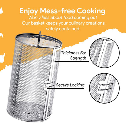 ✨ Warehouse Clearance🏆 10,000 Sold This Month🎁Ultimate Rotisserie Grilling Bundle | Versatile, Eco-Friendly Outdoor & Kitchen Cooking