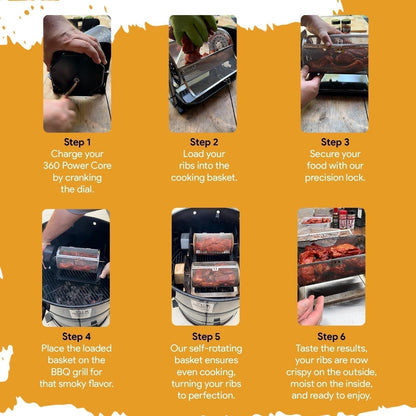 ✨ Warehouse Clearance🏆 10,000 Sold This Month🎁Ultimate Rotisserie Grilling Bundle | Versatile, Eco-Friendly Outdoor & Kitchen Cooking